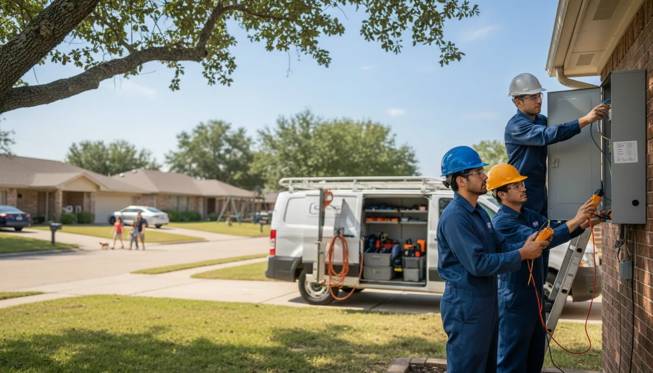 Certified electrician providing emergency electrical services in Wasola, MO
